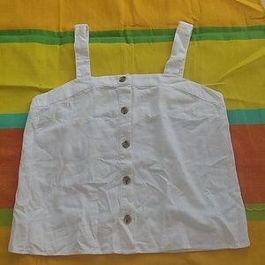 🌞J Crew linen tank top Sz M New No Tag